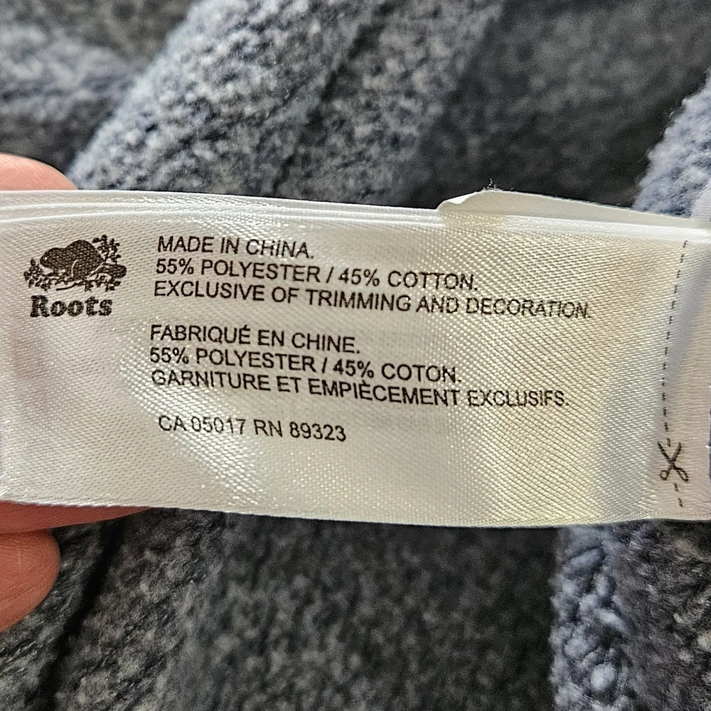 Men's Heathered Blue Roots Hoodie - Picture 4 of 8